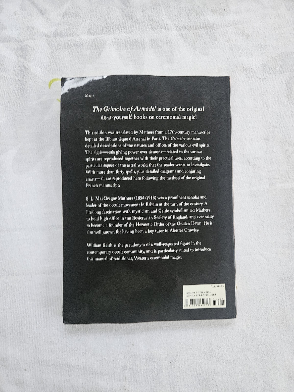 The Grimoire of Armadel translated by S.L. MacGregor Mathers Paperback Book