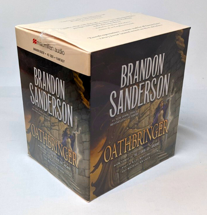 Oathbringer ~ Brandon Sanderson Stormlight Archive Unabridged Audiobook (43 CDs)