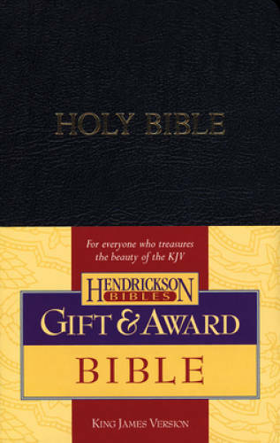 The Holy Bible: King James Version, Black, Imitation Leather, Gift – GOOD