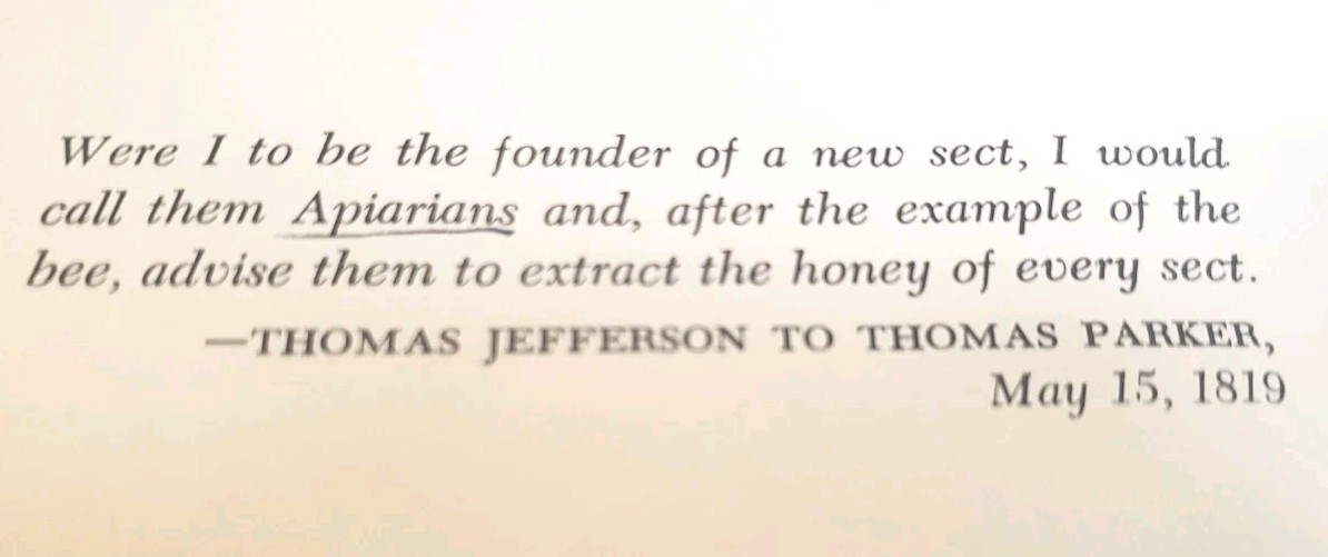THE JEFFERSON BIBLE by Thomas Jefferson – 1st Edition HC 1964 Clarkson N. Potter