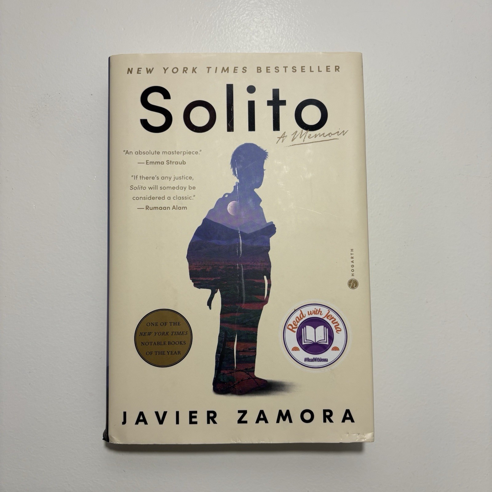 Solito: A Memoir Javier Zamora Hardcover Used – Good New York Times Bestseller
