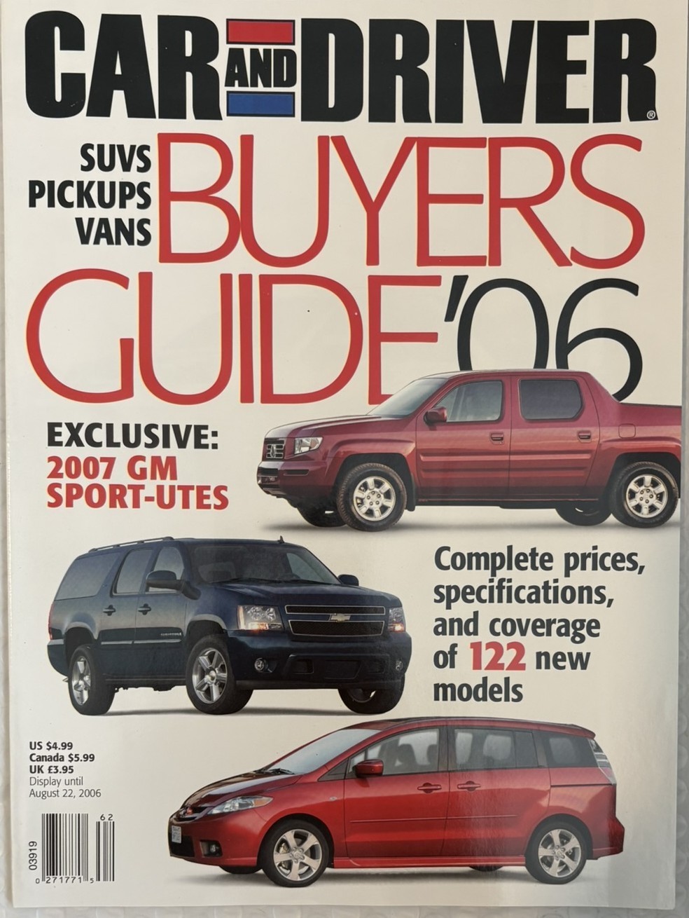 Car and Driver Buyer’s Guide 2006 SUVs Trucks Vans Specs Magazine