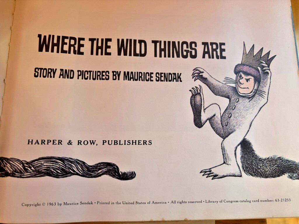 Where the Wild Things Are 1963 Children’s Book 1st Printing Maurice Sendak HB