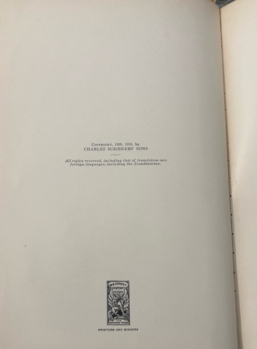 African Game Trails Teddy Theodore Roosevelt Scribners 1910 1st Edition Vintage