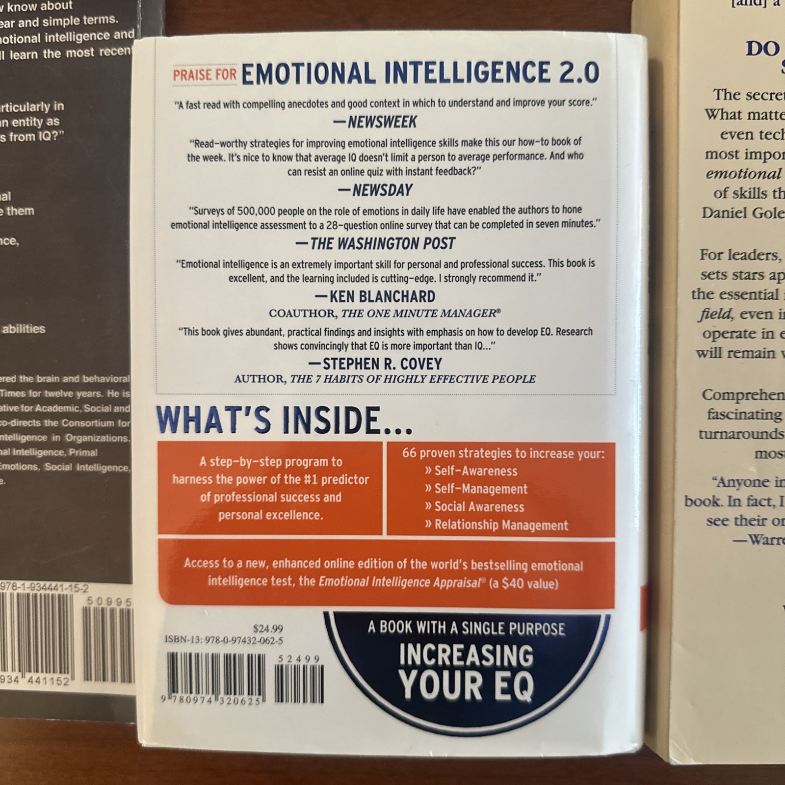 Daniel Goleman Emotional Intelligence 5 Book Lot Leadership EI 2.0 Business