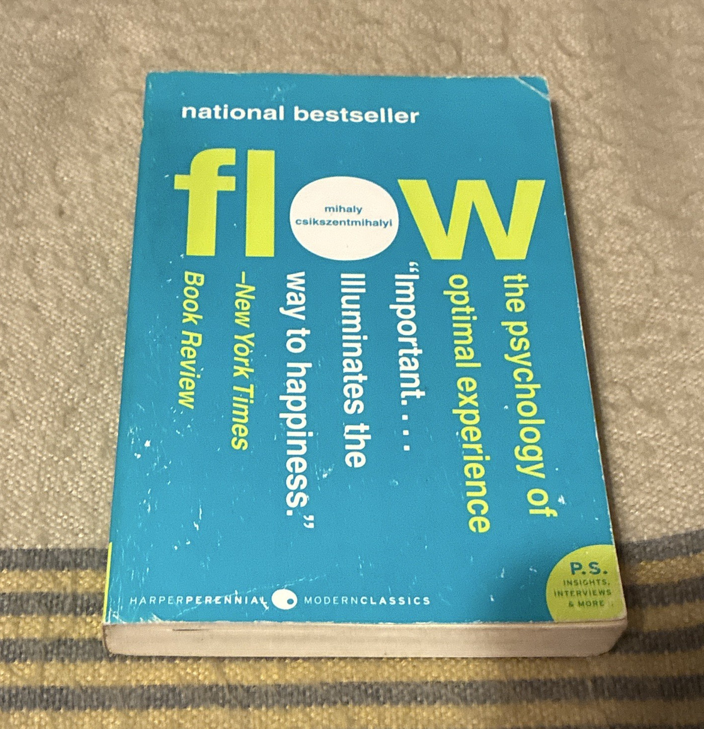 Mihaly Csikszentmihalyi Flow: Psychology of Optimal Experience PB 2008