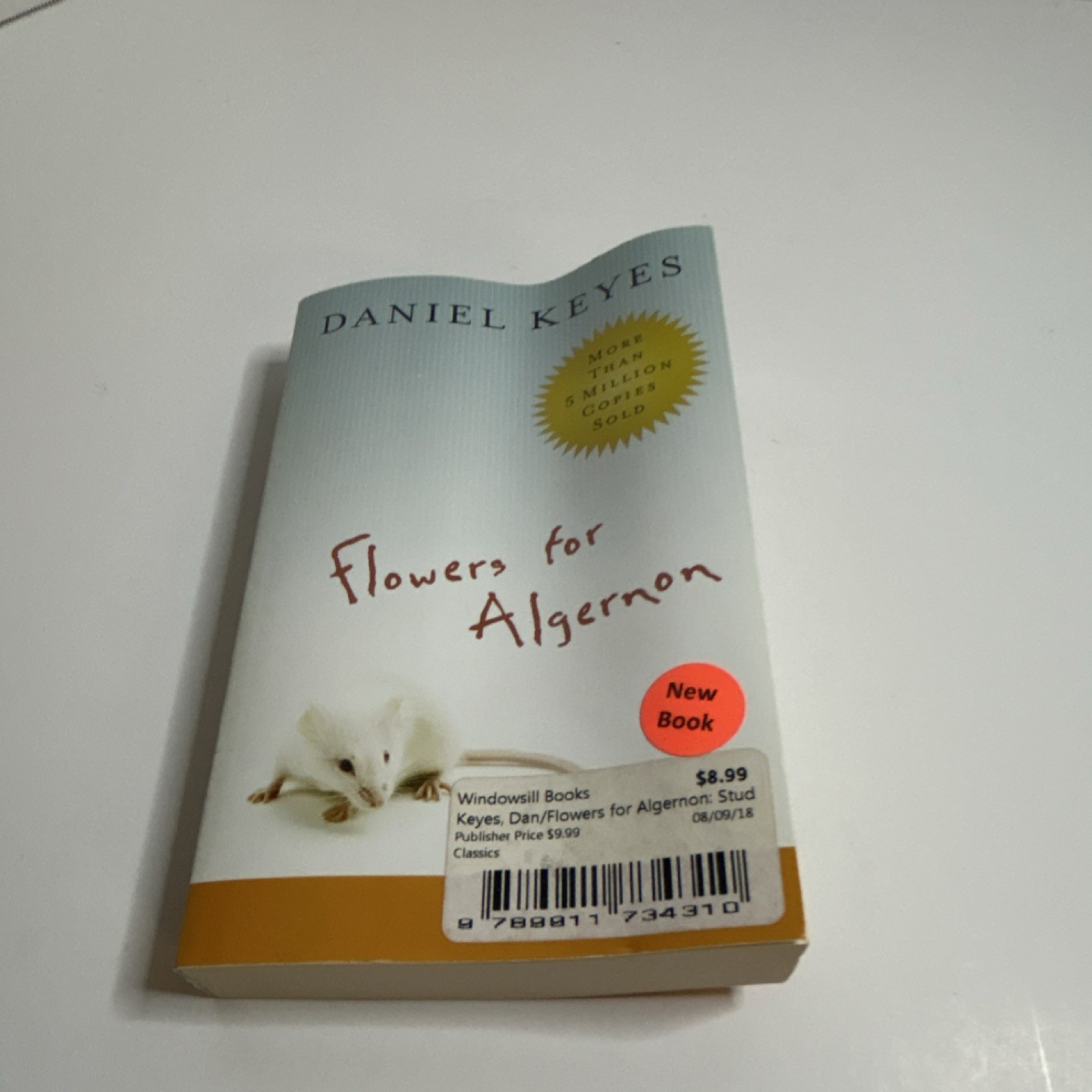 Flowers for Algernon by Daniel Keyes Trade Paperback Mariner Fiction Novel