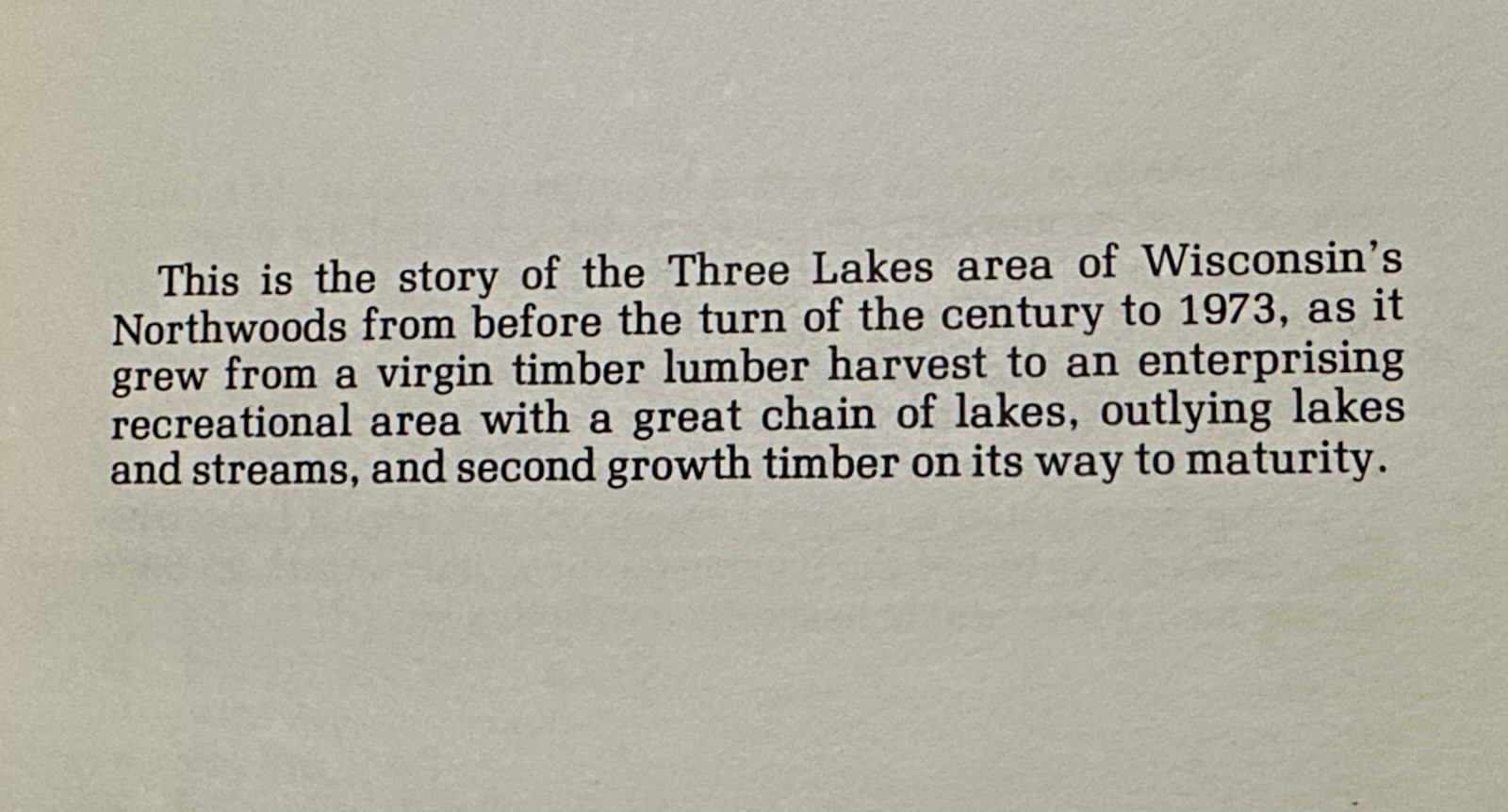80 Years In God’s Country E H Epler Signed 116 Pages 1973 2nd Ed Three Lakes WI