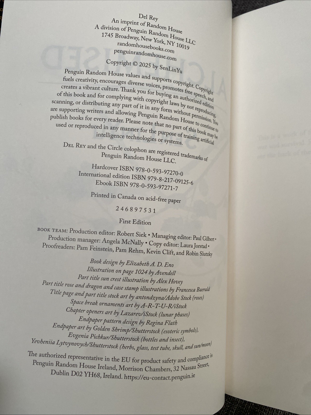 Alchemised 1st Edition by SenLinYu (2025, Hardcover)