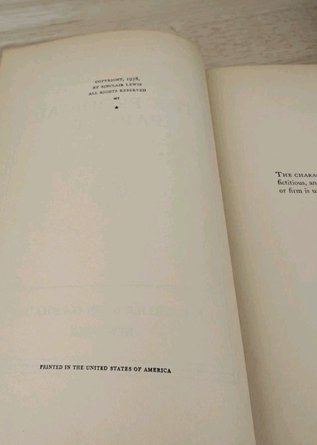 Vintage Sinclair Lewis Hardcover Books Collier Set of 6