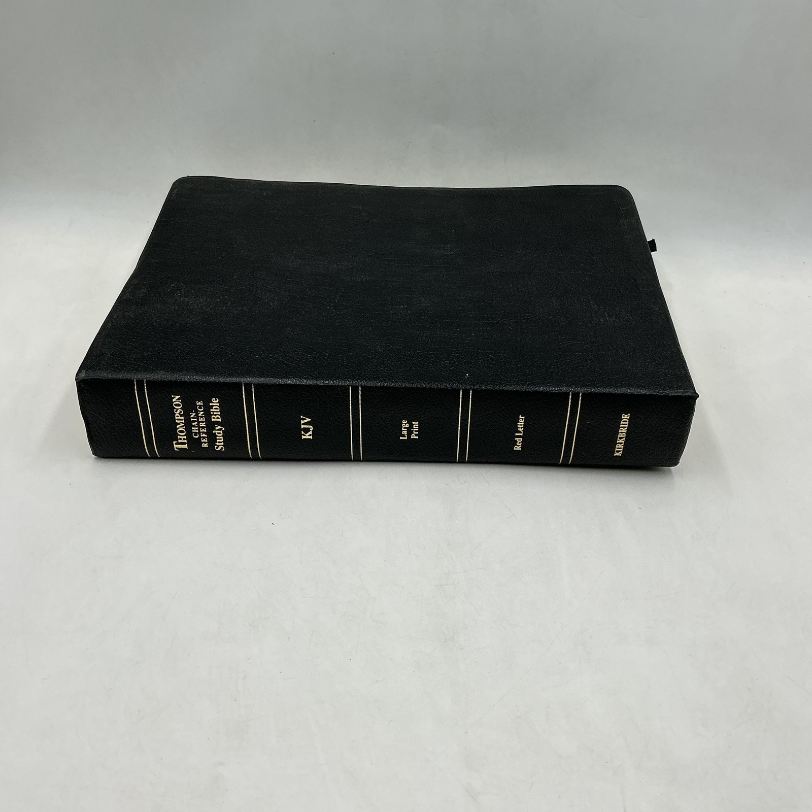 The Thompson Chain-Reference Bible KJV Large Print Fifth 2005 Black Leather