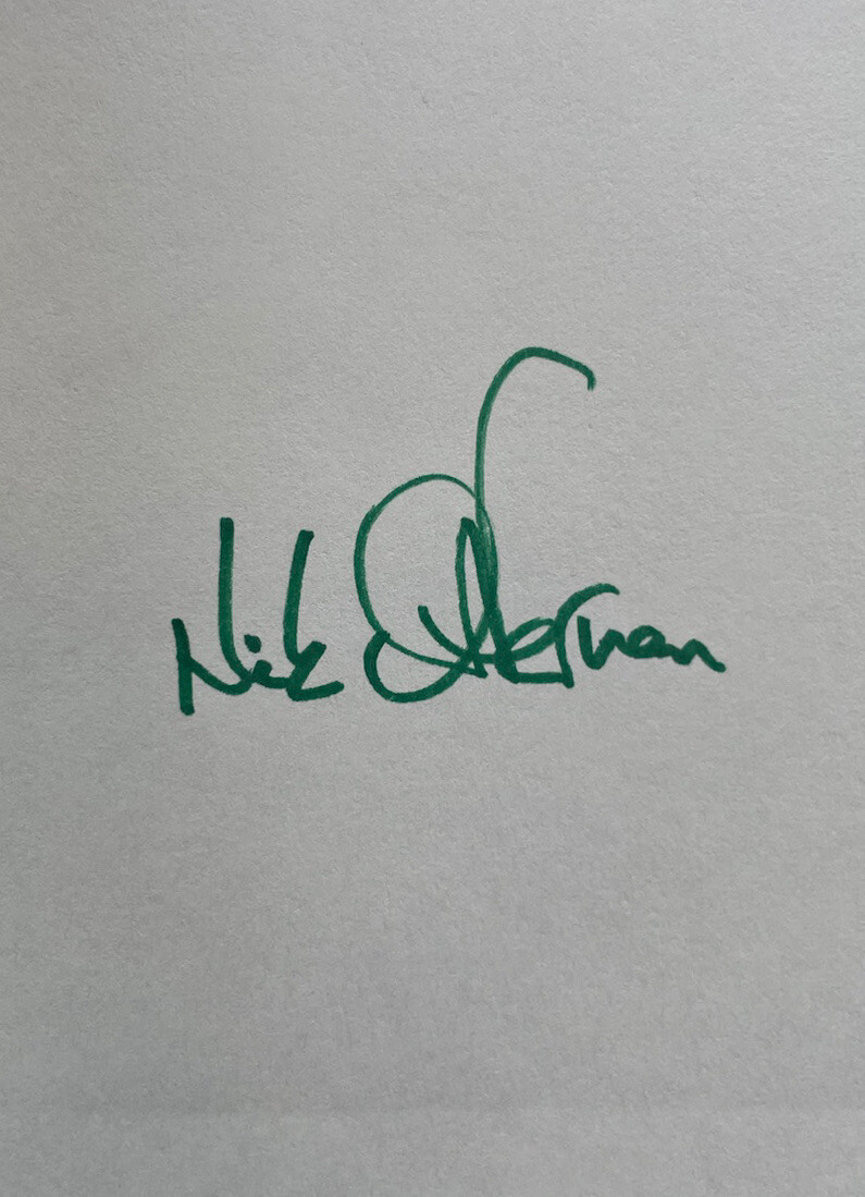 Where the Deer and the Antelope Play by Nick Offerman SIGNED 1st Ed Memoir