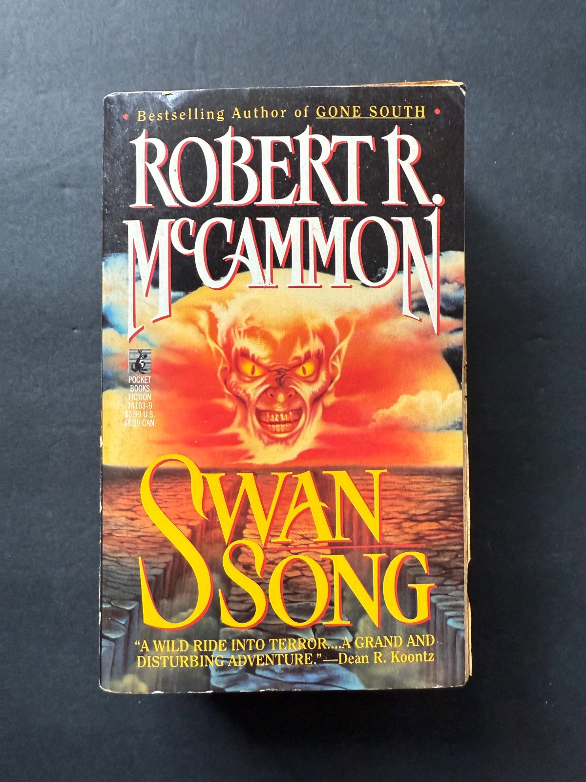 Swan Song Robert Mccamon first pocket book printing Paperback Acceptable