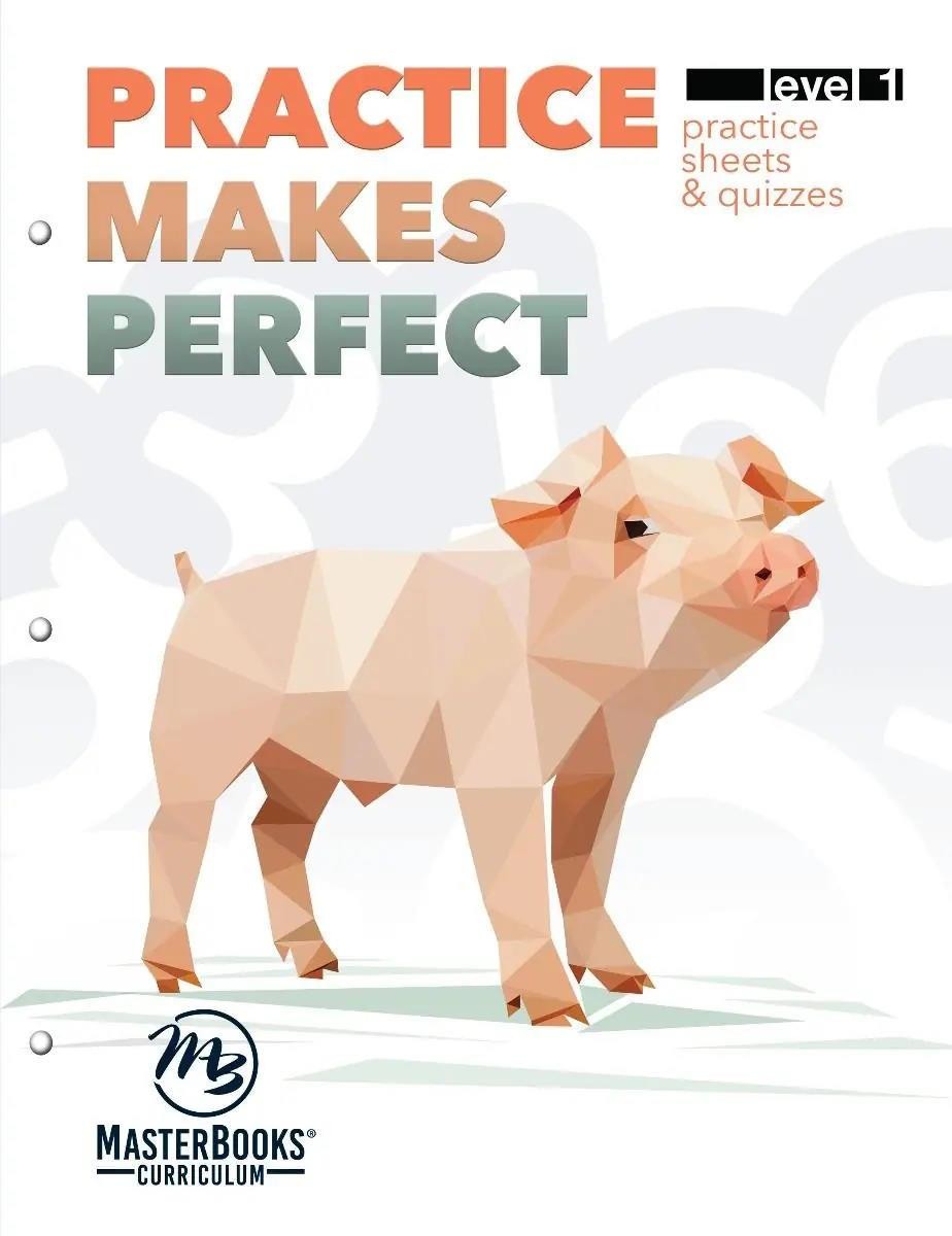 New Master Books PRACTICE MAKES PERFECT Level 1 Math Lessons Living Education