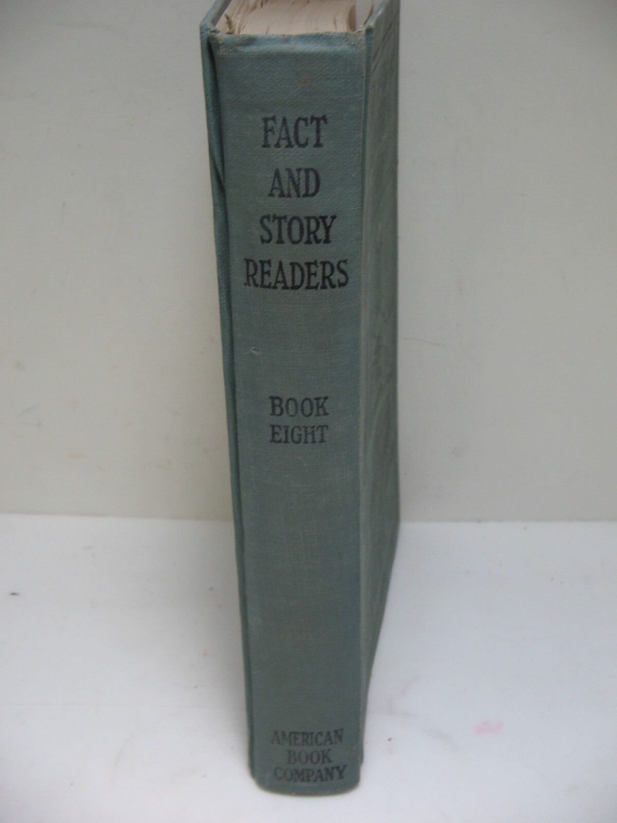 American Book Company Fact And Story Readers Book 8 Hardcover 496 Pages 1931 VG