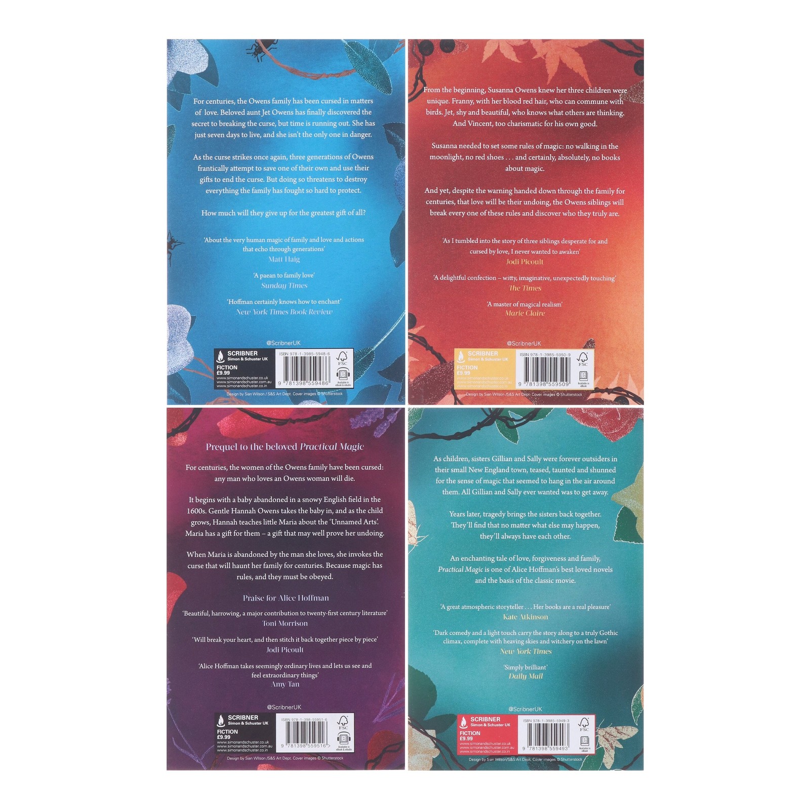 Practical Magic Series by Alice Hoffman 4 Books Collection Set – Fiction – PB