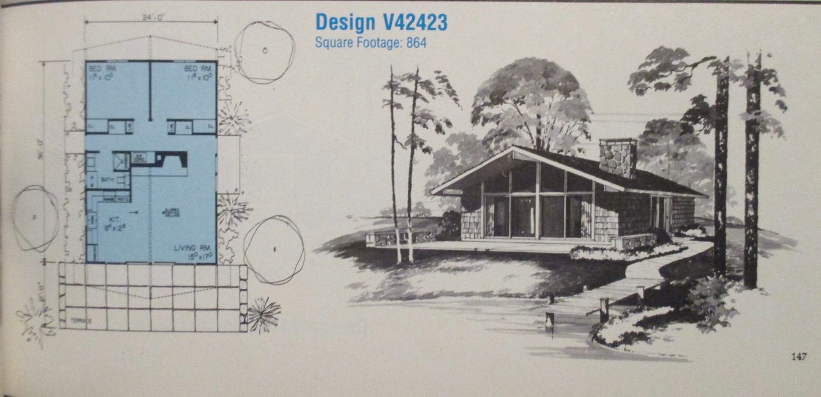 1991 Home Planners VACATION & SECOND HOMES plan book 258 designs Architecture