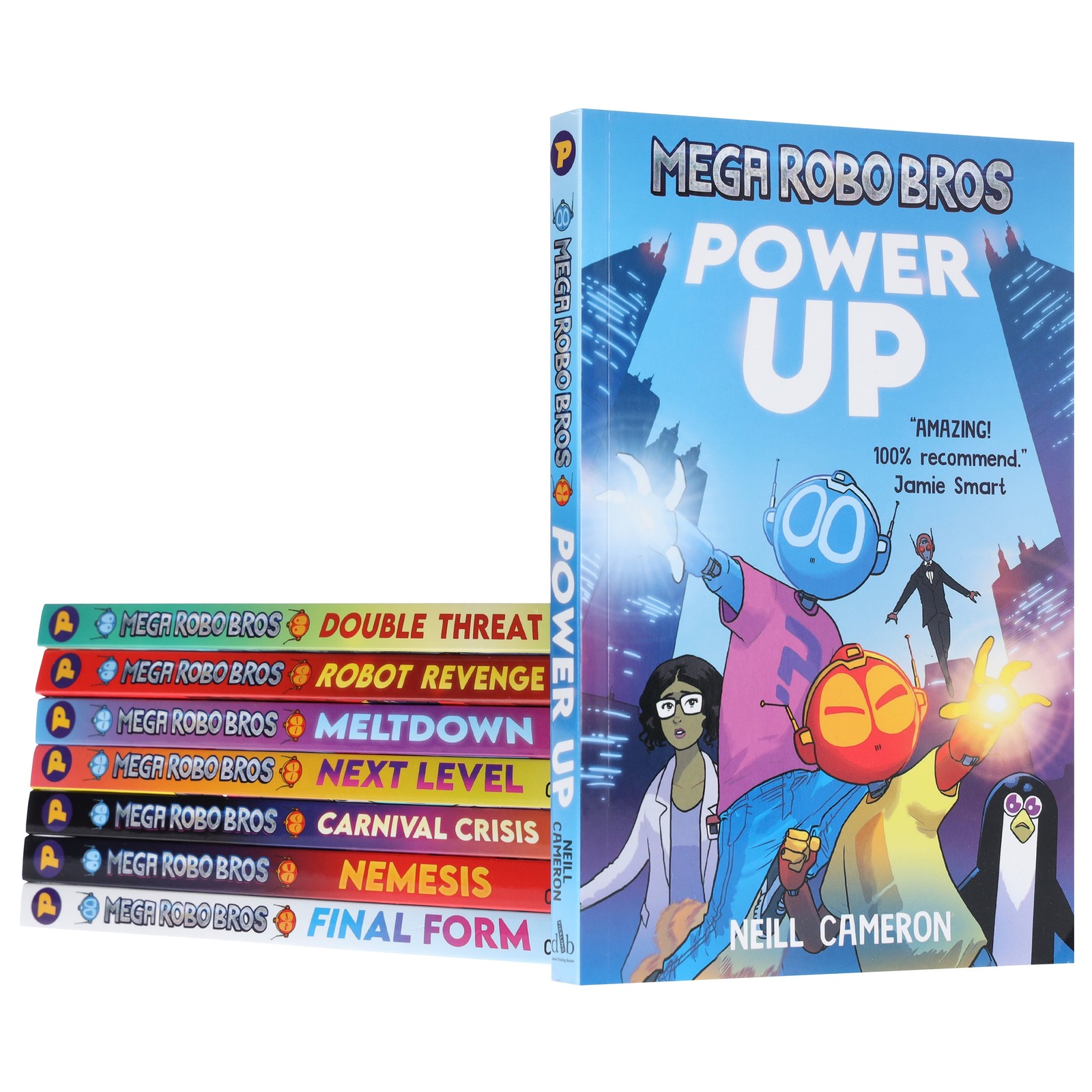 Mega Robo Bros Series by Neill Cameron Graphic Novels 8 Books Set – Ages 9-12-PB