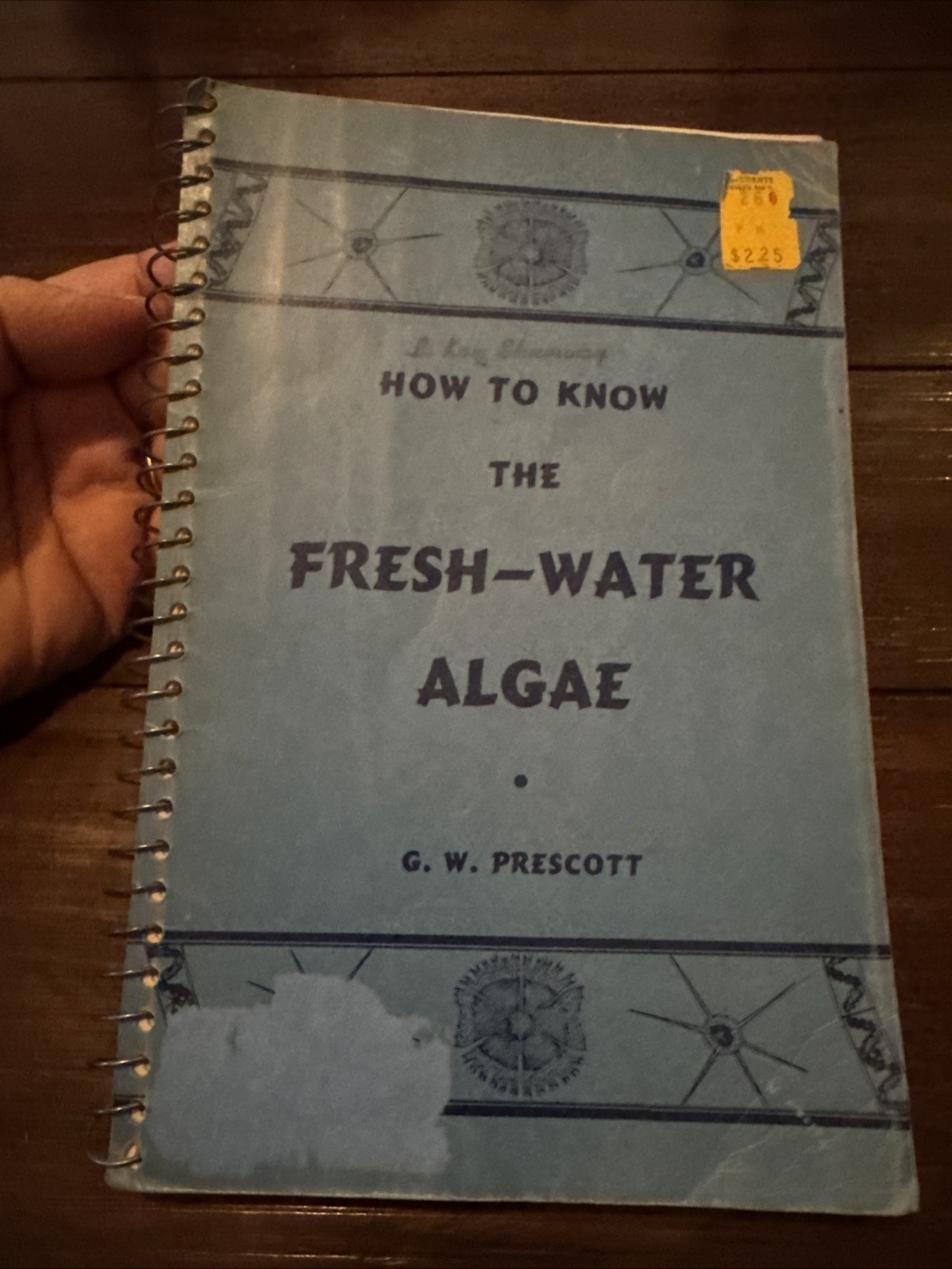 How to Know the Freshwater Algae 1st Edition by G. W. Prescott Spiral bound 1954