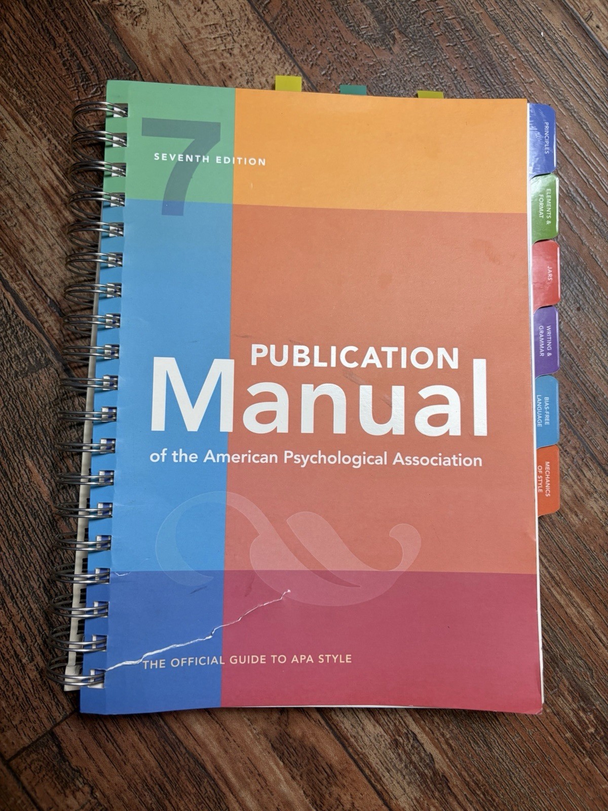 Publication Manual (OFFICIAL) 7th Edition of the American Psychological…