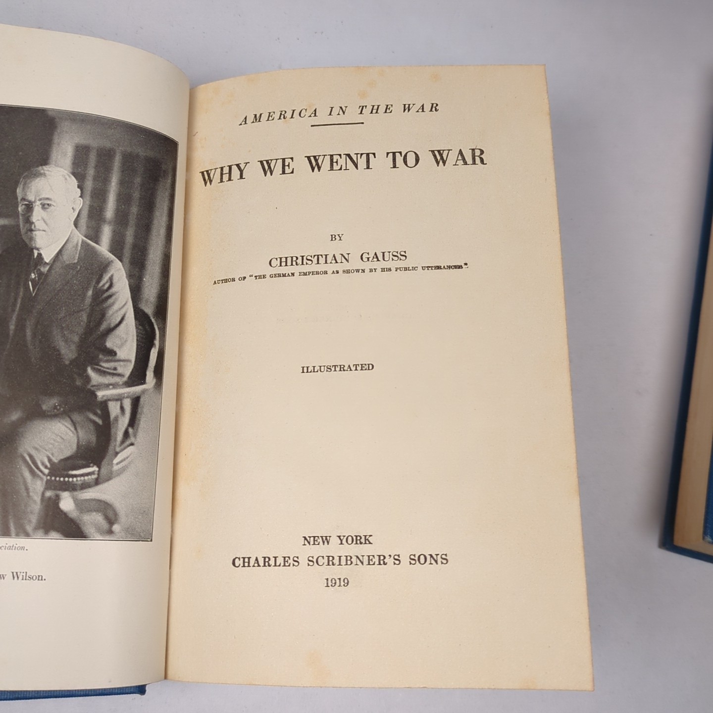 AMERICA IN THE WAR 5 Volumes Complete Set 1919 Charles Scribner’s Sons HC
