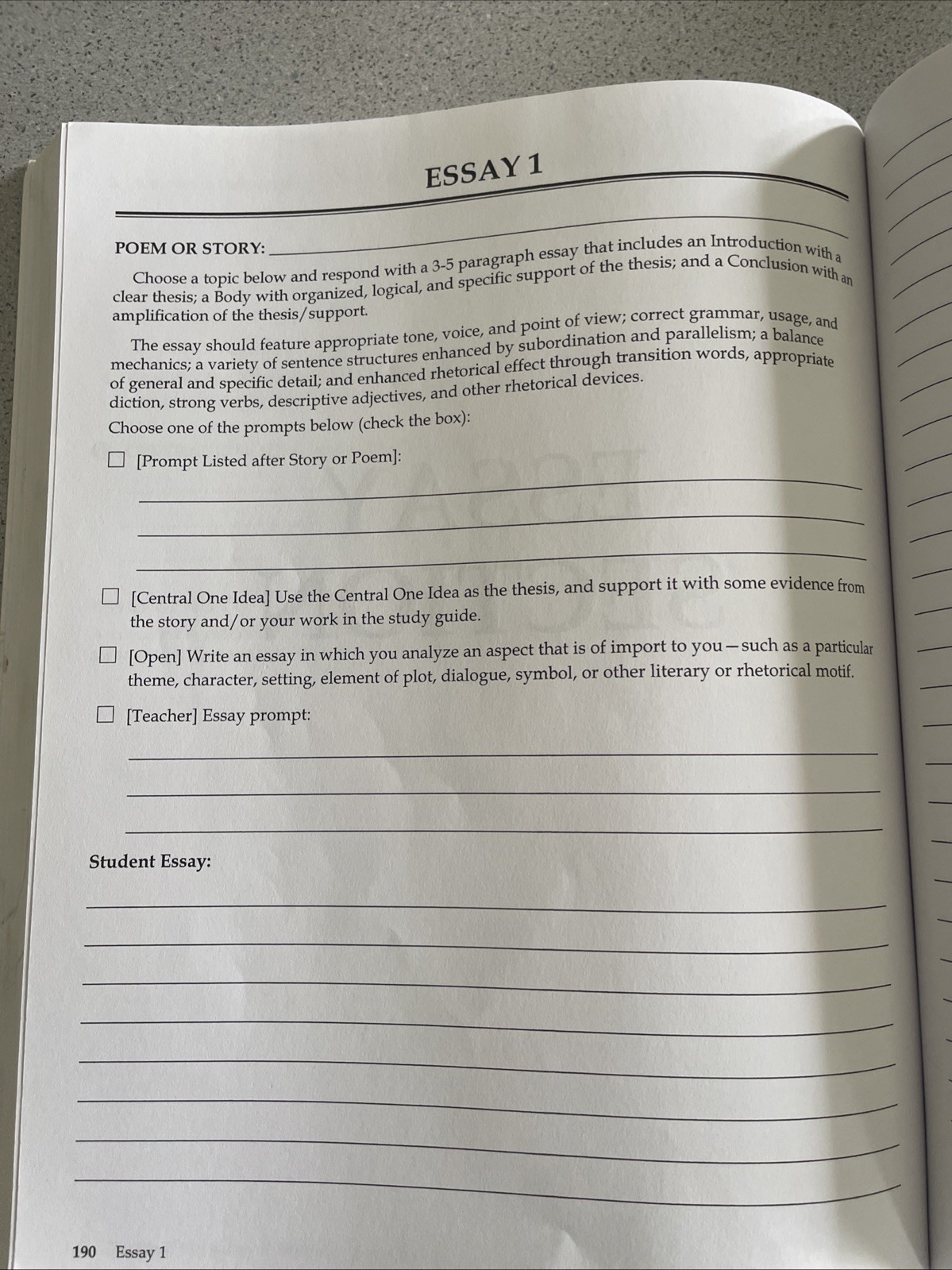 American Literature 19th-20th Centuries Poetry And Short Stories, Student Guide