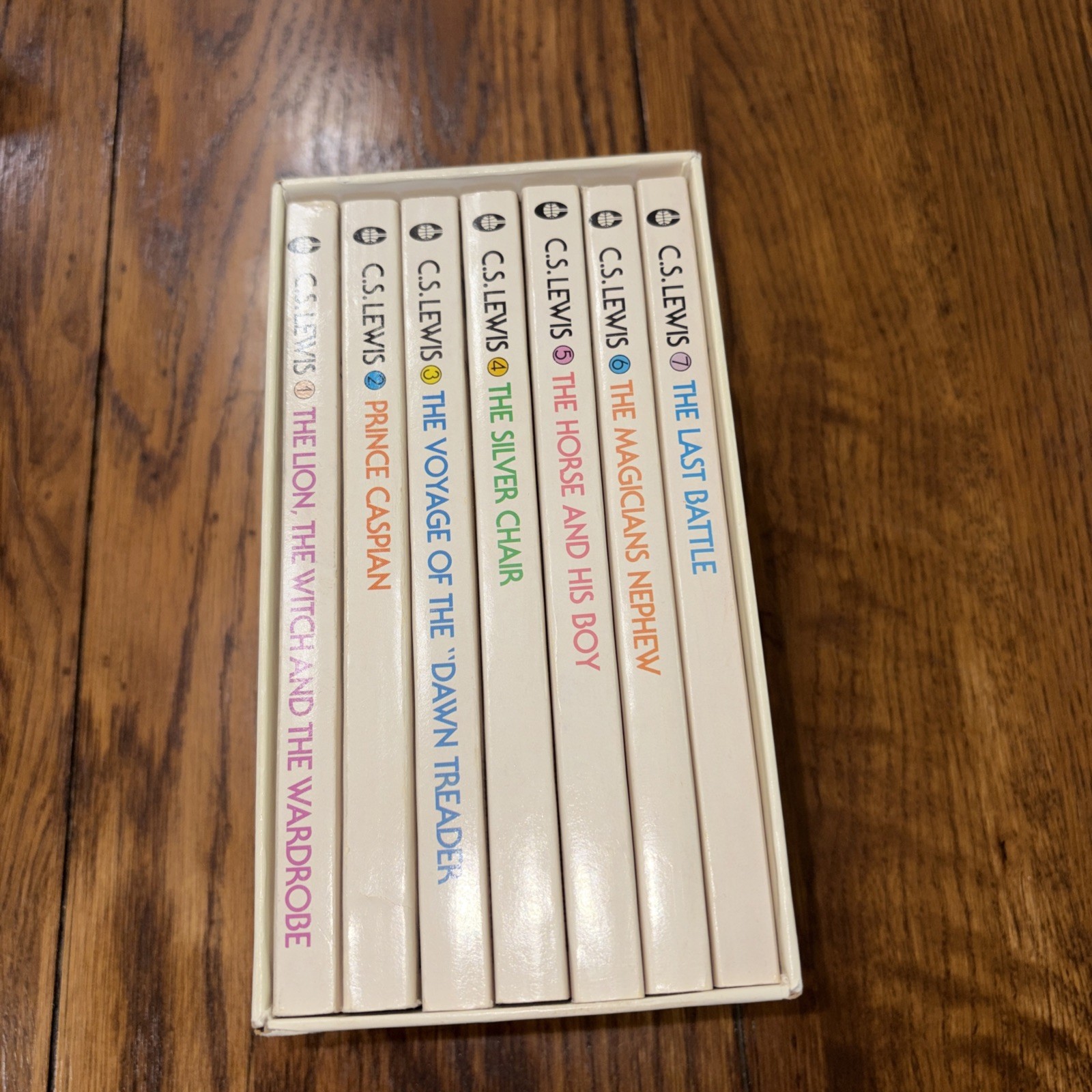 Vintage 1970 The Chronicles of Narnia C.S. Lewis Boxed Book Set Missing