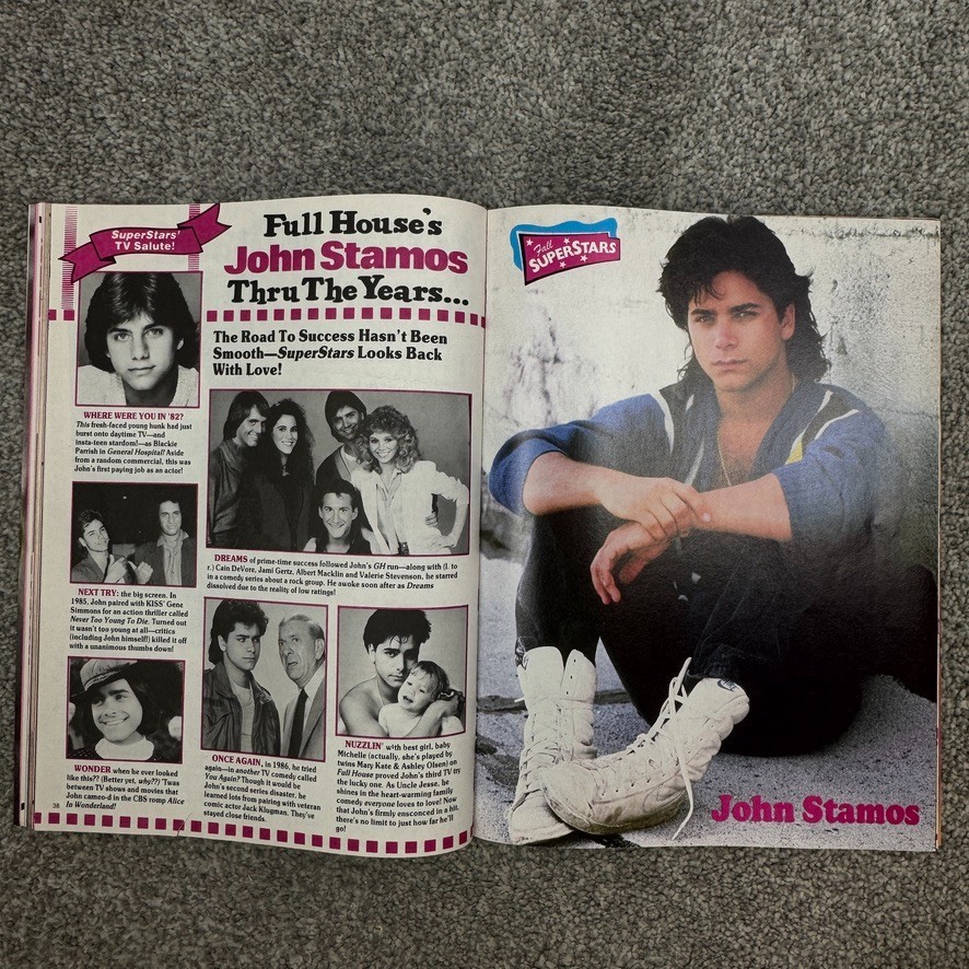 Superstars Magazines Fall 1989 & Winter 1989-90 NKOTB Haim Gibson Depp & Savage