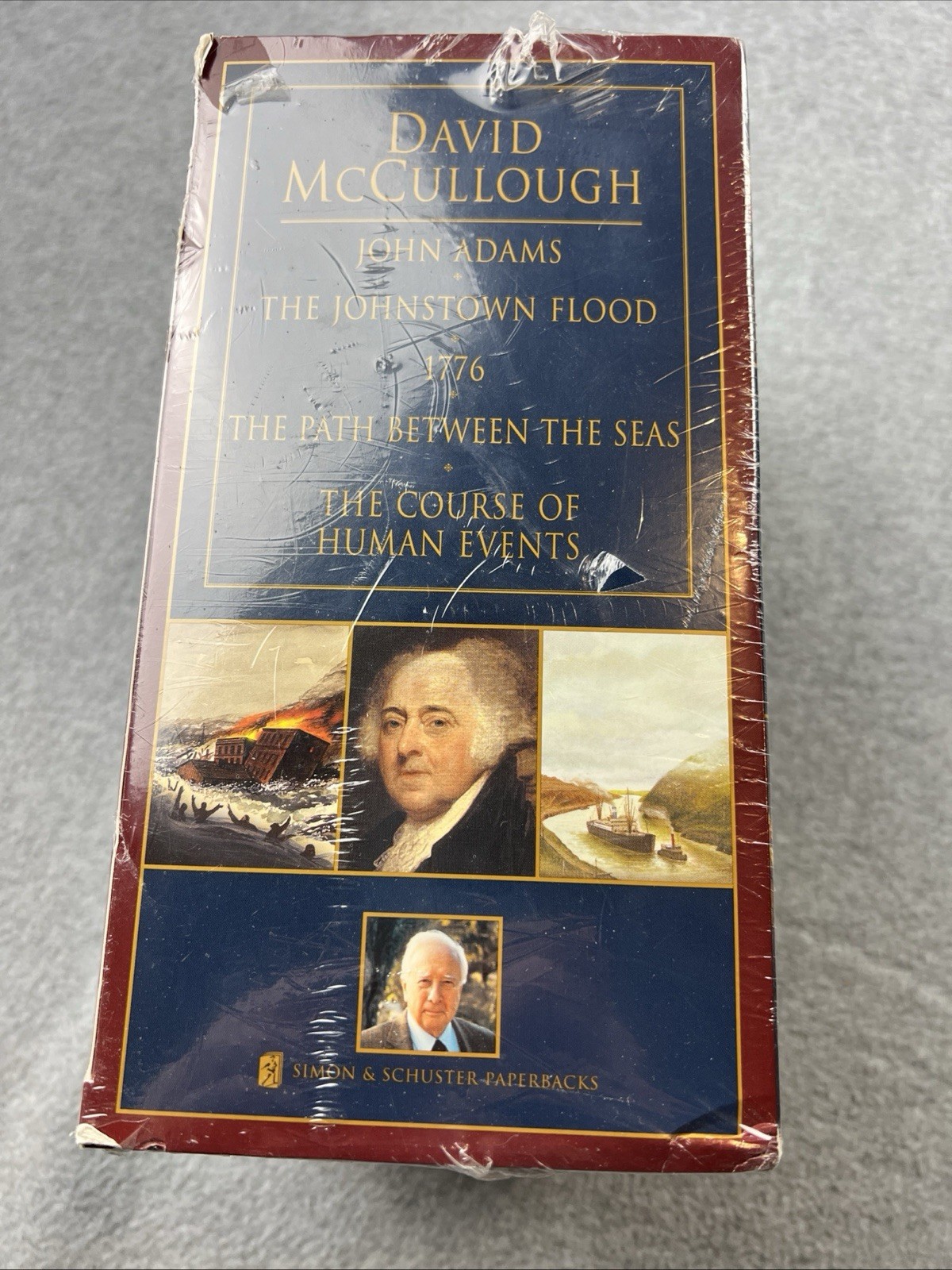 David McCullough Boxed Set John Adams Johnstown Flood 1776 Path Between the Seas
