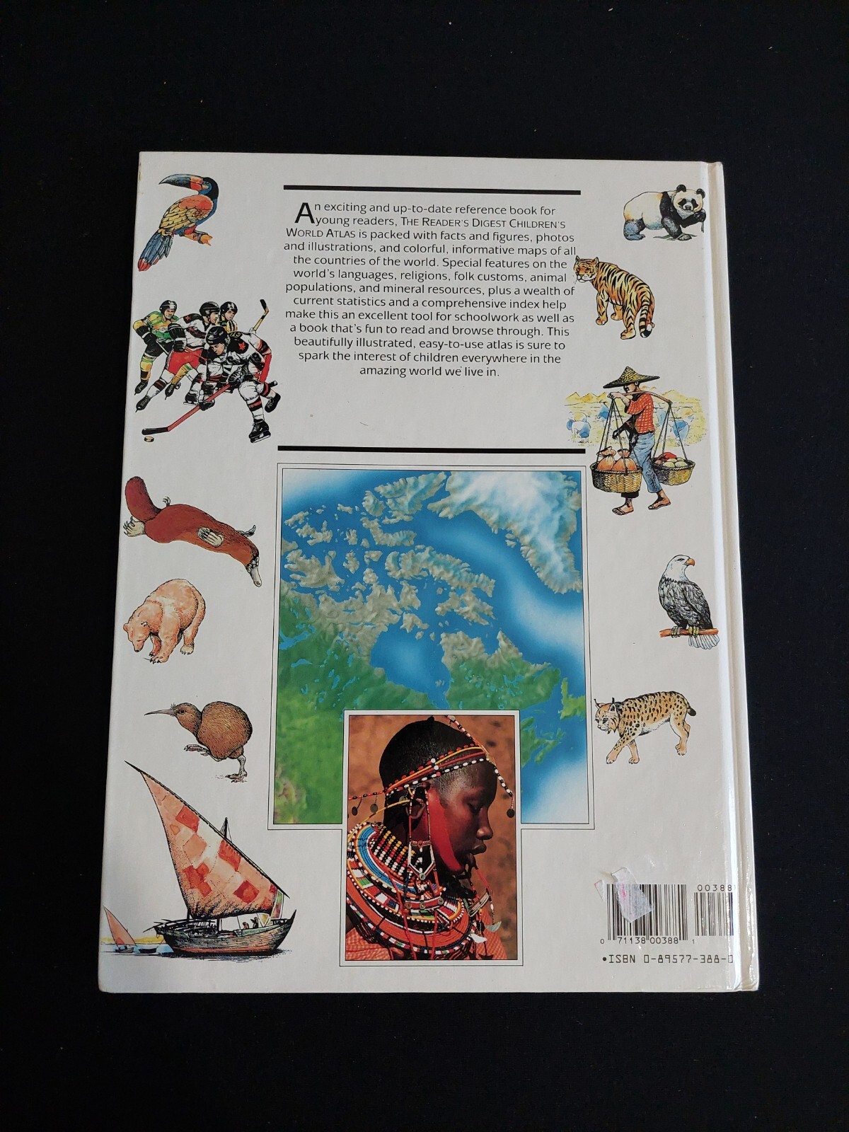 1991 The Reader’s Digest Children’s World Atlas 128 Pages