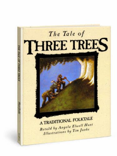 The Tale of Three Trees: A Traditional Folktale – Hardcover – VERY GOOD