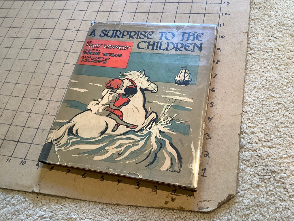 1933 A Surprise to the Children 1st Ed w DJ & cover – Mary Kennedy, J H Dowd