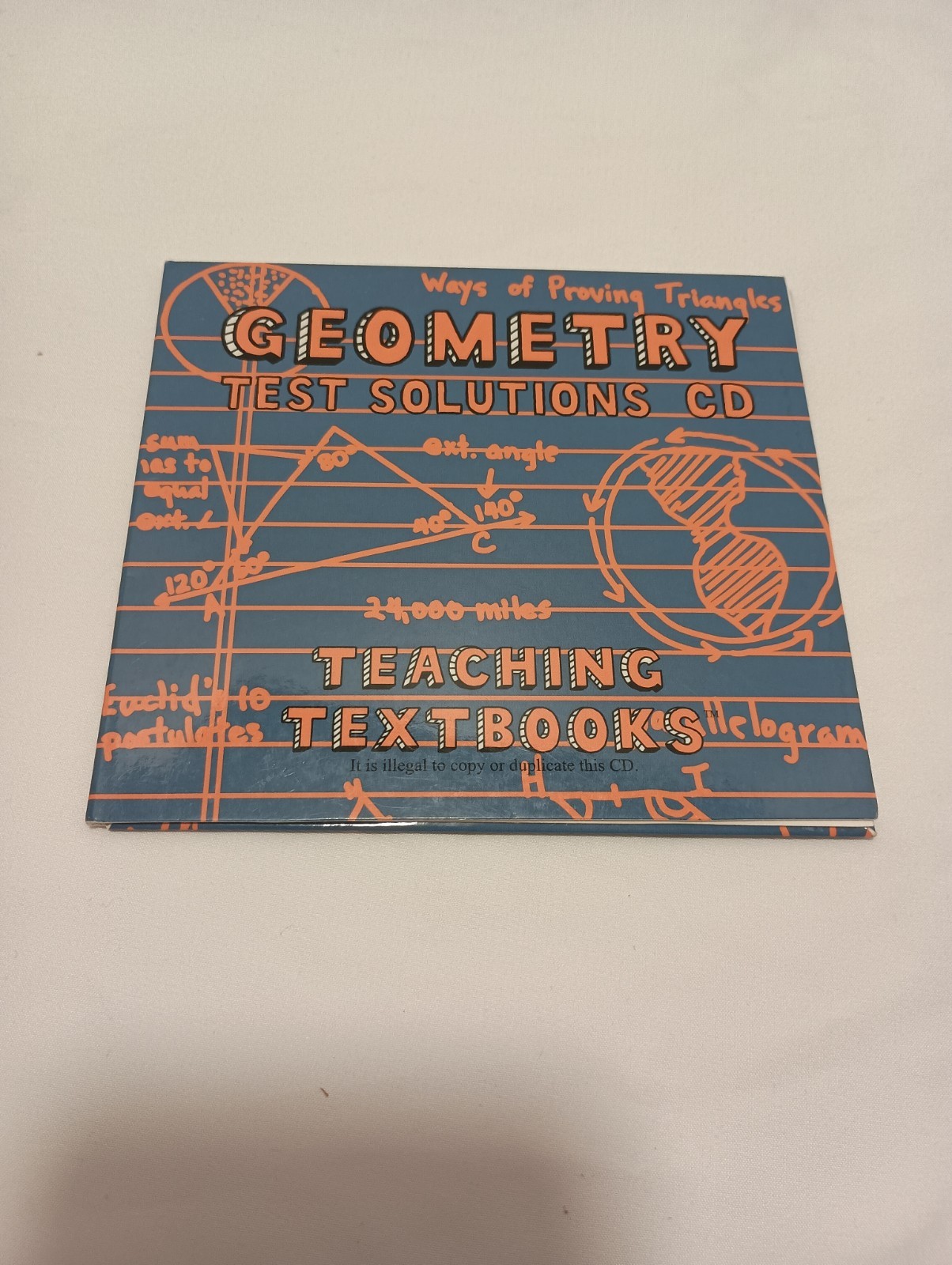 Teaching Textbooks GEOMETRY Complete SET: Textbook, Answer Key & Test Bank, CDs