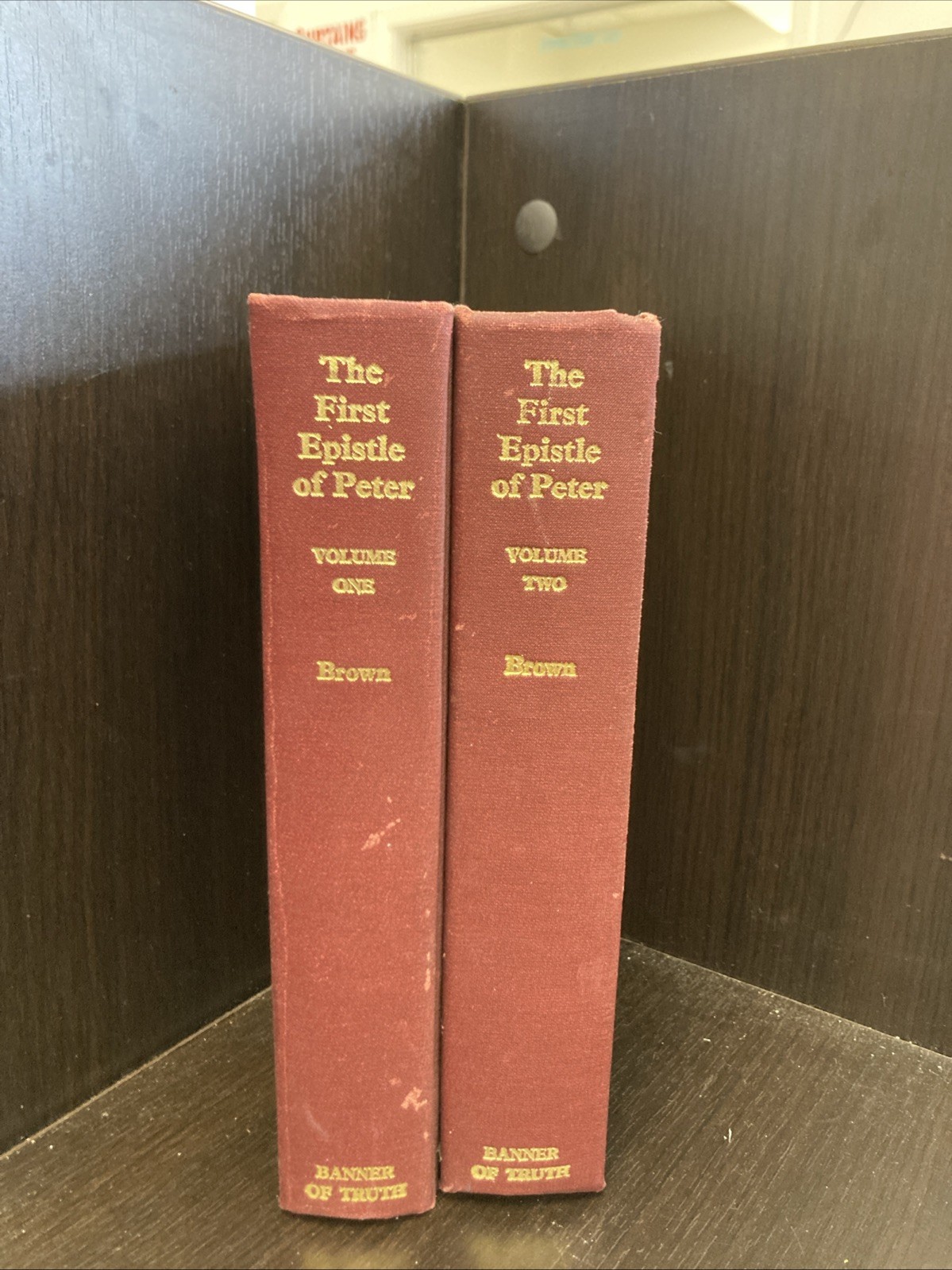 Banner Of Truth FIRST EPISTLE OF PETER David Brown VOLUME 1&2 1st Peter