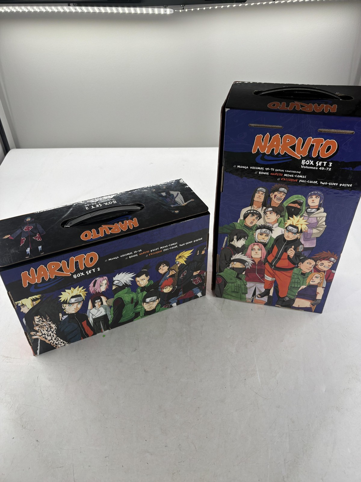 Naruto Masashi Kishimoto Manga Box Set 28-72 English VIZ Anime Shonen Jump