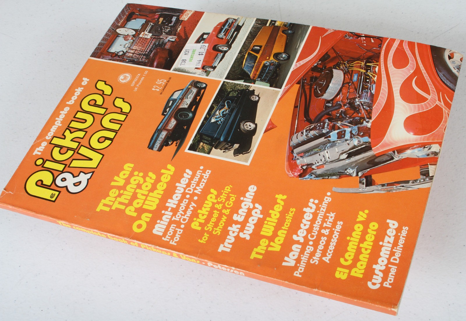 1972 Peterson’s The Complete Book Of Pickups & Vans Magazine Complete 194 Pages!