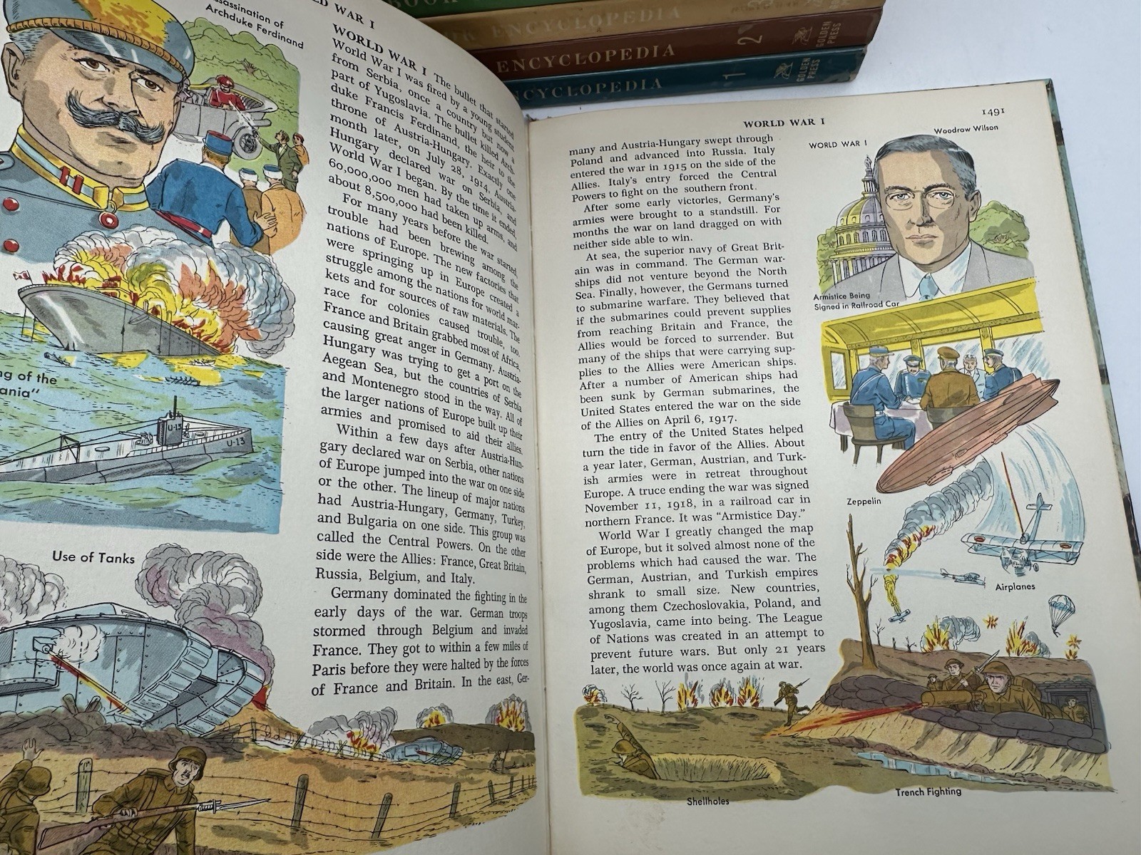The Golden Book Encyclopedia Vintage 16 Volume Complete Set – 1959/1960