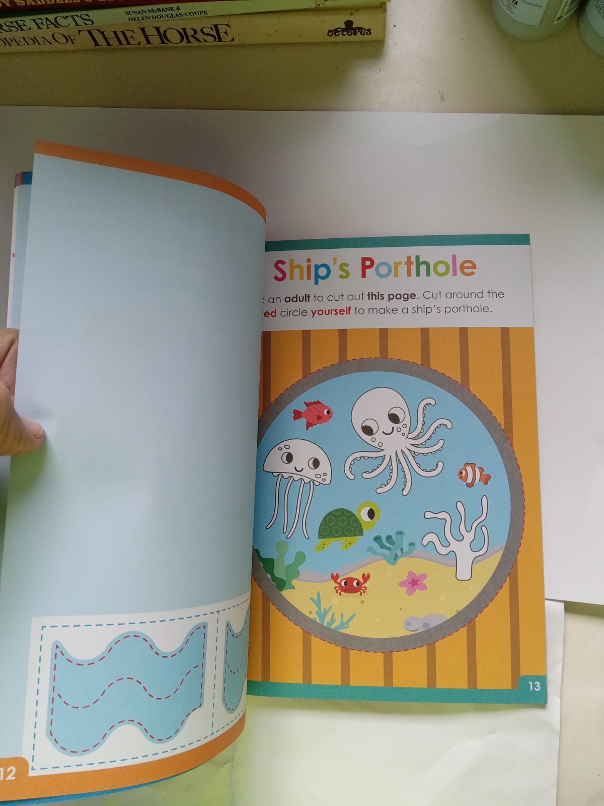 Scholastic Scissor Skills Cut-and-Paste Activity Book Ages 4-8 Illustrated