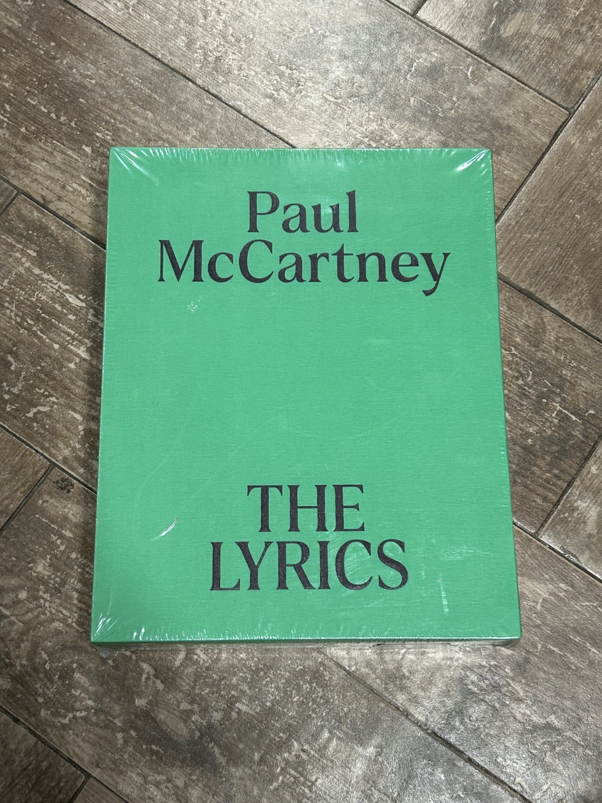 NEW Paul McCartney The Lyrics : 1956 to the Present Hardcover Never Opened!!