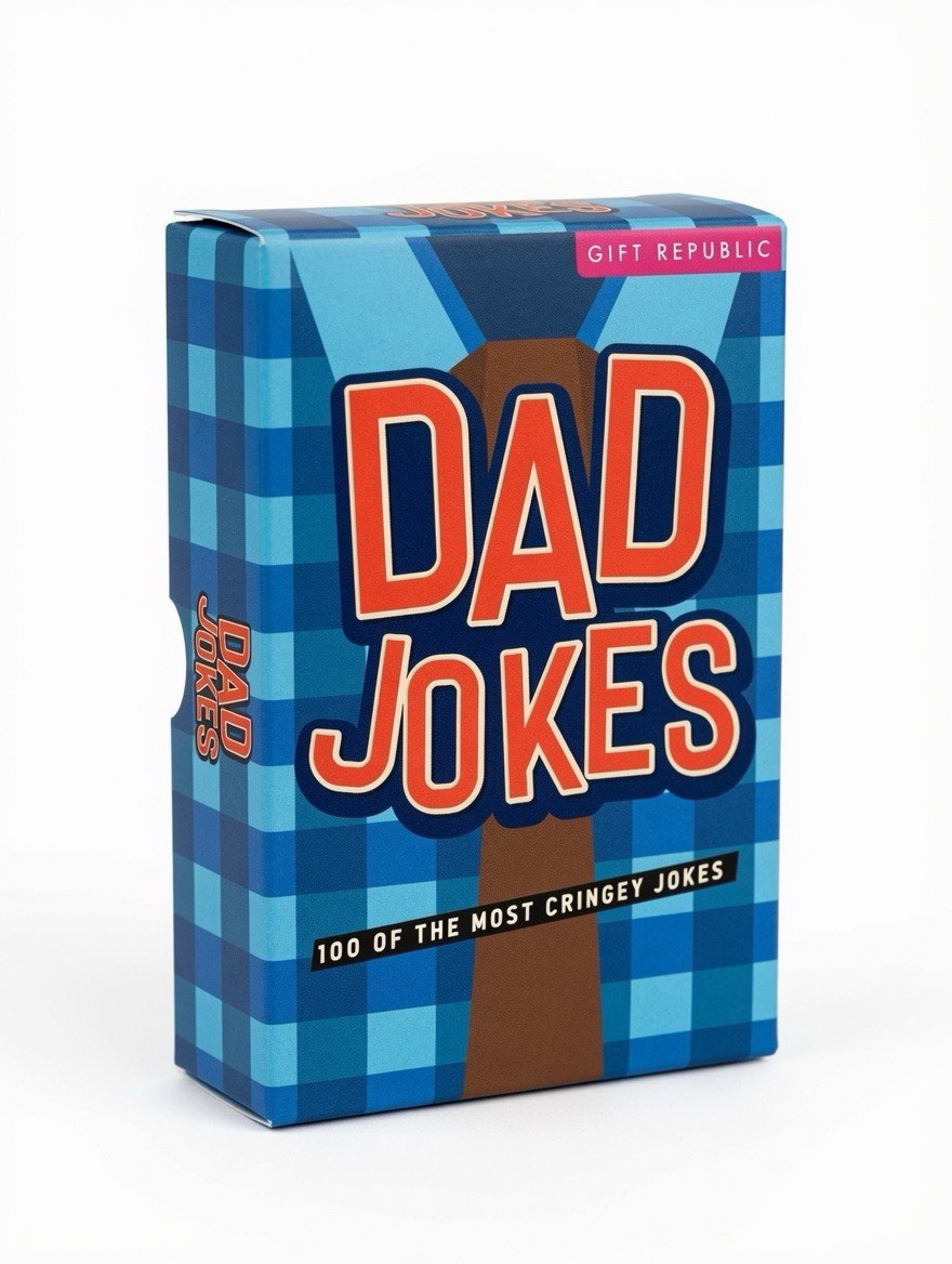 Gift Republic Dad Jokes: 100 Most Cringey Jokes Box Set Adults Like New