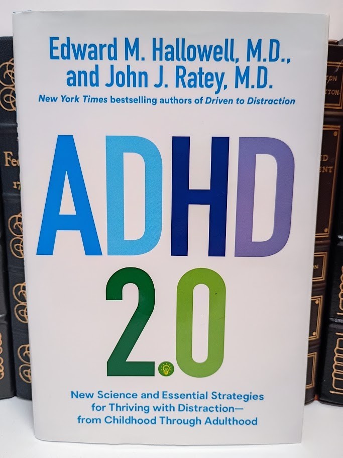 ADHD 2.0 Hallowell Ratey Adult ADHD VAST Neuroscience 1st Ed 1st Printing HC DJ