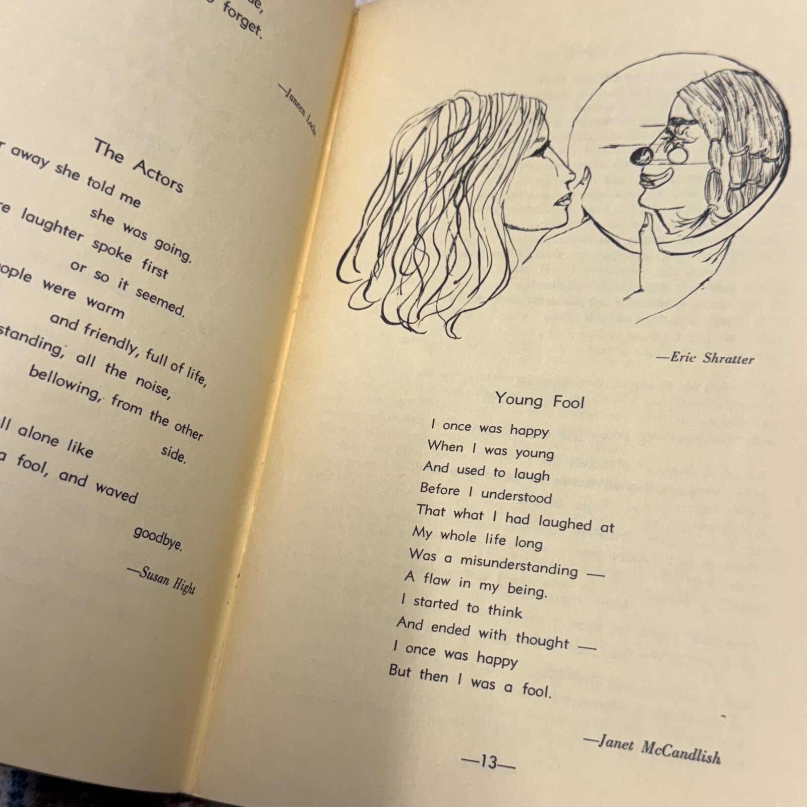 Vintage SEED 1972 Grissom High School Literary Magazine Yearbook Art Poetry