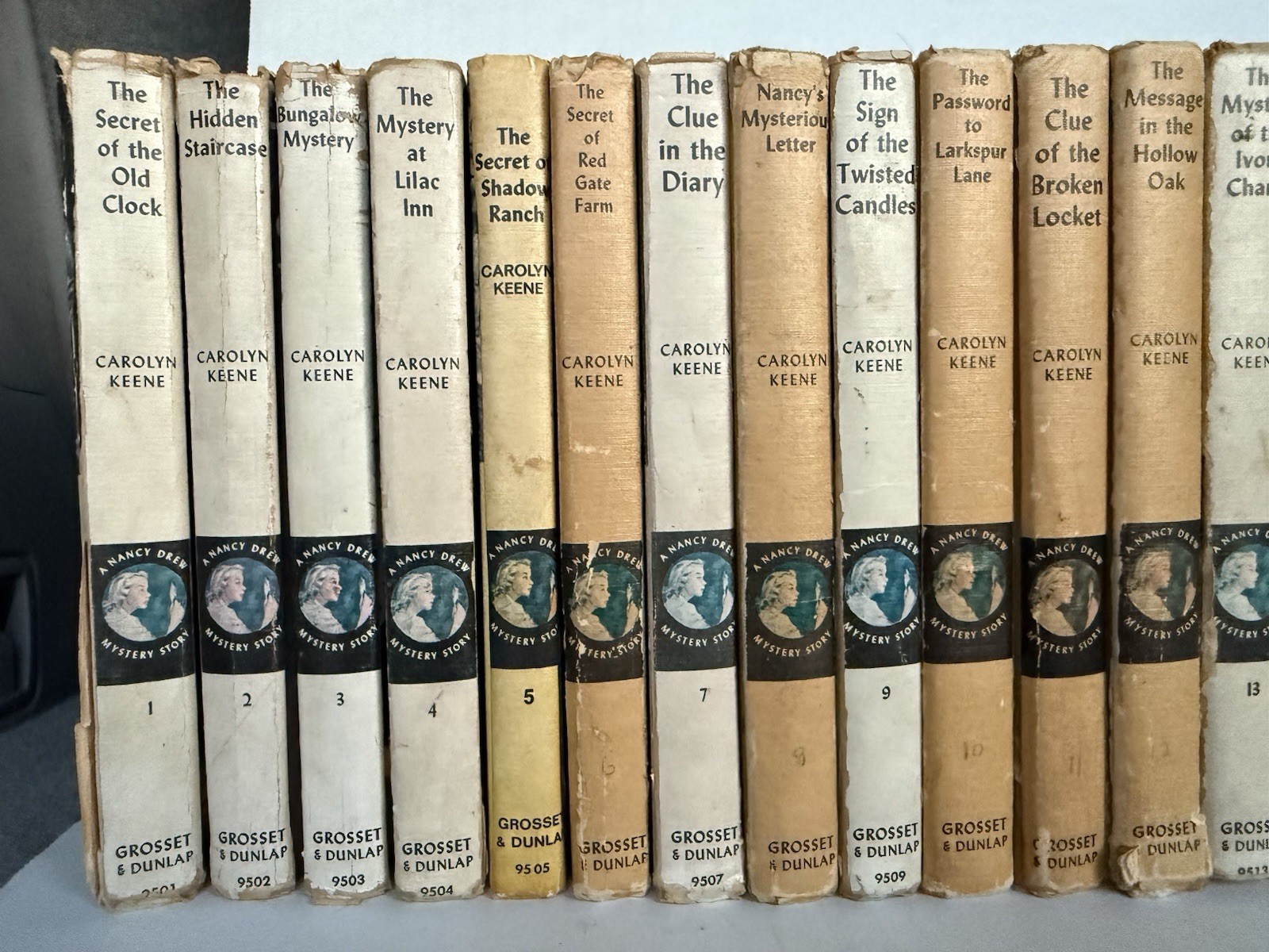 Nancy Drew Vintage Matte Books Carolyn Keene Set 1-53 + 1 Extra Book