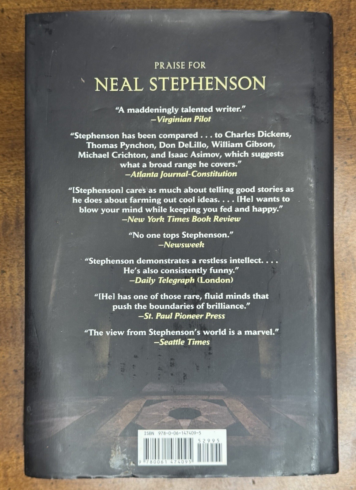 ANATHEM 2008 Neal Stephenson 1st Edition Hardcover Fiction Book