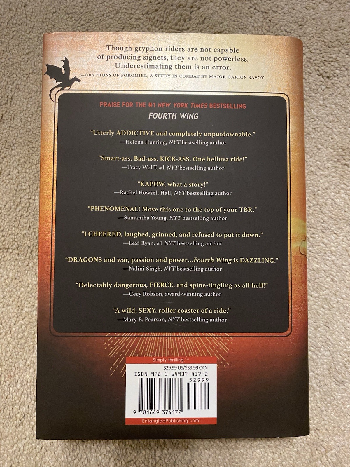 Iron Flame by Rebecca Yarros Hardcover Fantasy The Empyrean Ser.