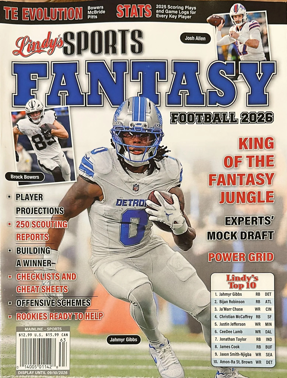 Lindy’S Sports Fantasy Football 2026 Magazine Issue 63