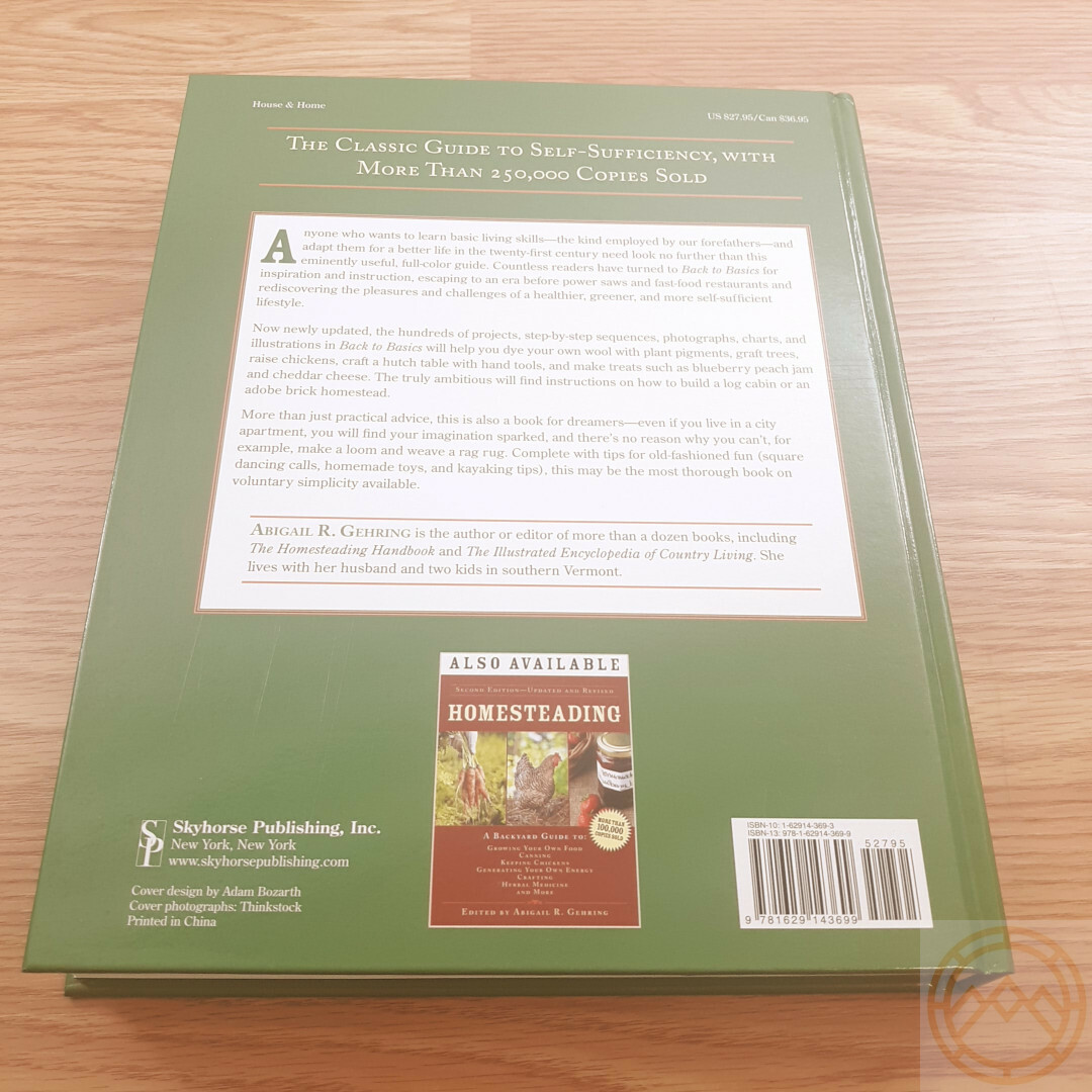 Back to Basics Book Traditional Skills Buying/Working Land Livestock Energy