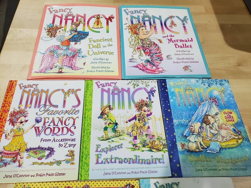 Lot of 5 Fancy Nancy Hardcover Paperback Books by Jane O’Connor – Random *MIX*