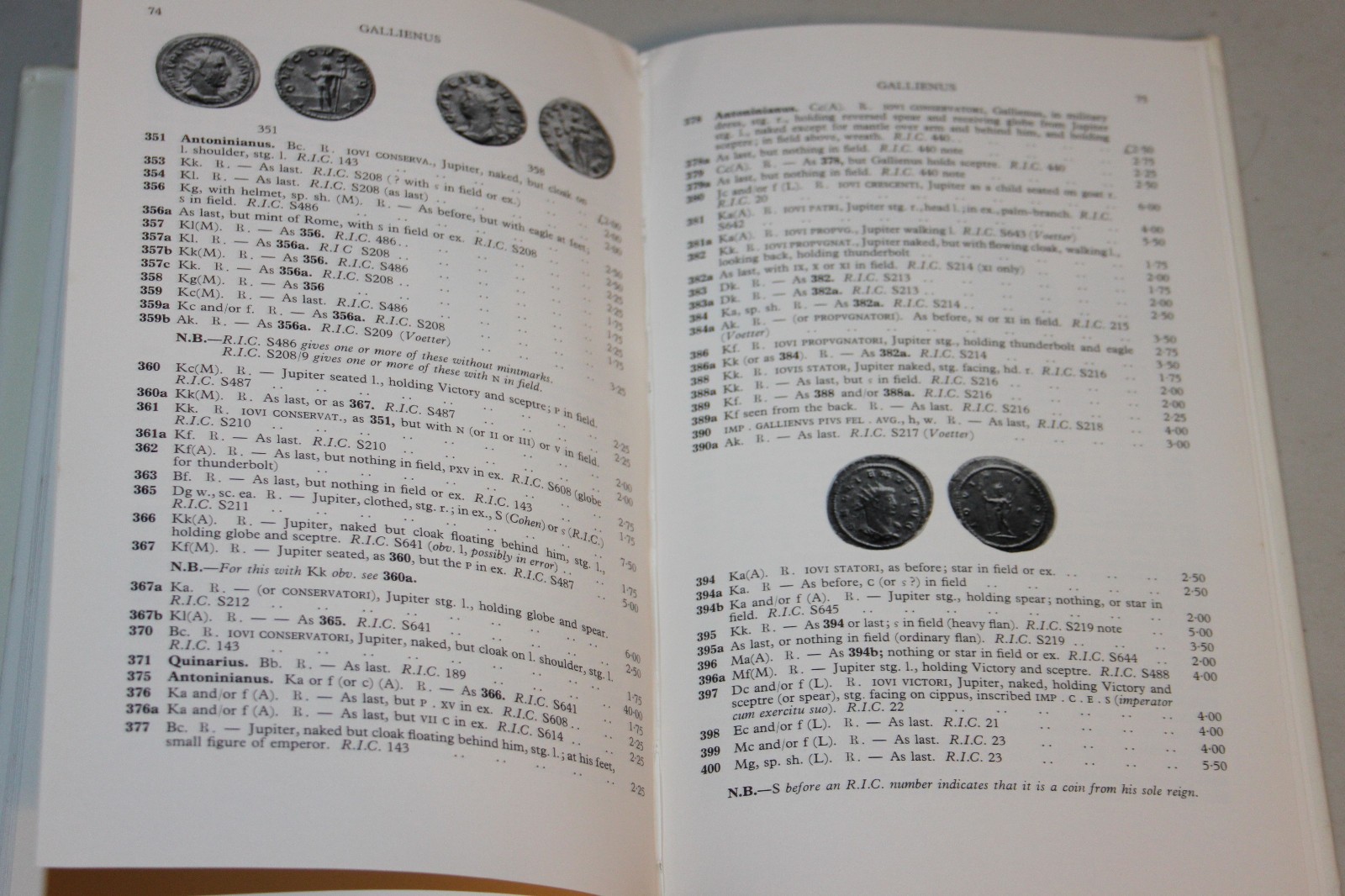 Roman Silver Coins Volume IV Gordian III-Postumus by Seaby, First Edition 1971