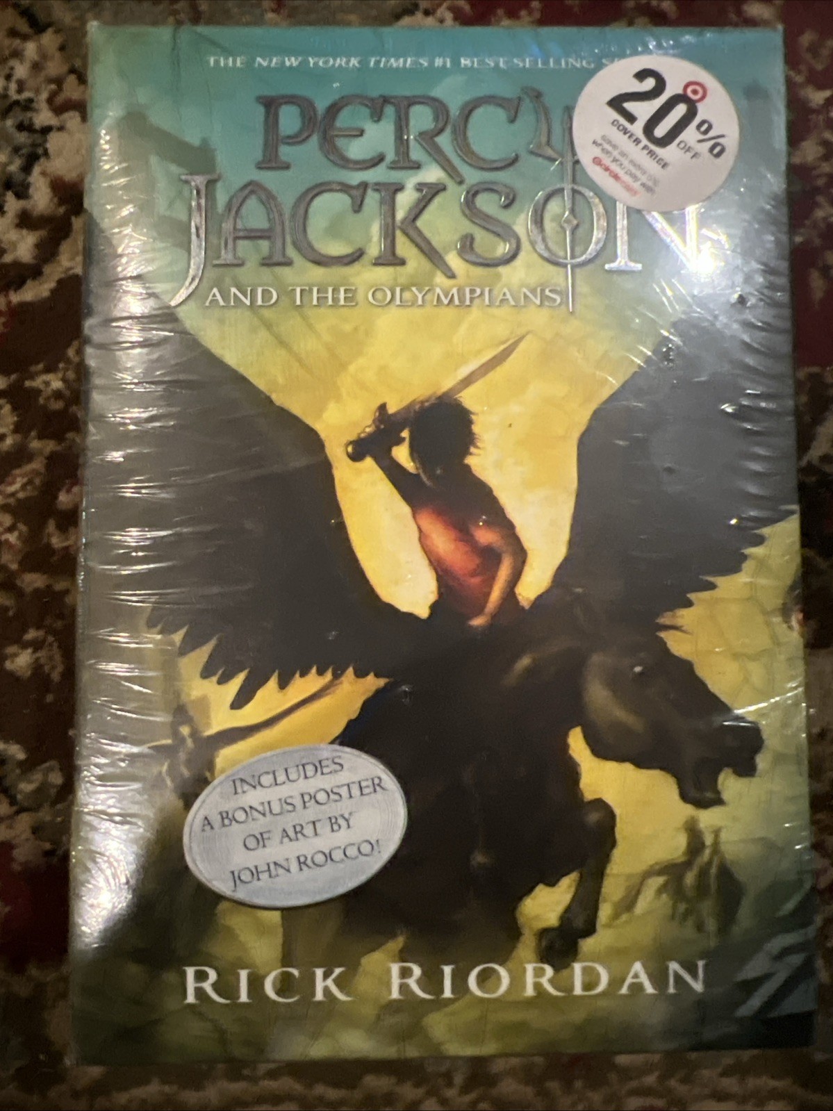 Percy Jackson and the Olympians 5 Book Paperback Boxed Set (w/poster) by Rick…